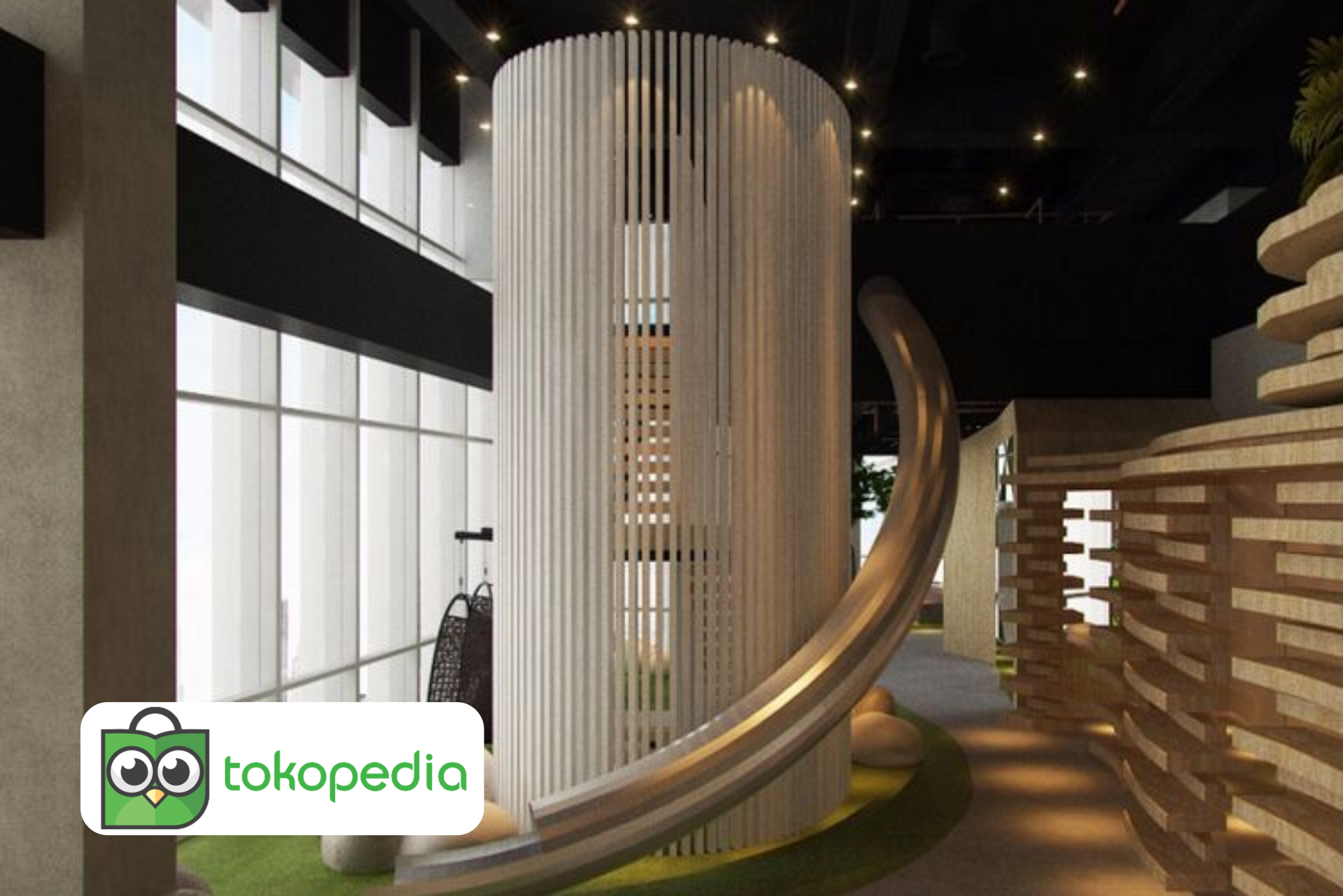 Kantor Tokopedia - Jakarta Design Interior Kantor Tokopedia Jakarta menggunakan Design Interior Minimalis Modern